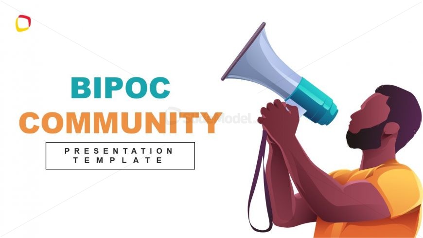 BIPOC Community PPT Template - Cover Slide