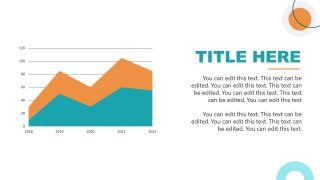 Area Chart Slide - BIPOC PowerPoint Template 