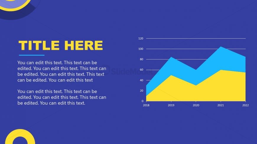 Proximity Marketing PowerPoint - Data Driven Area Chart