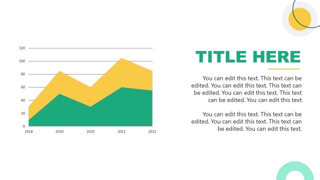 Editable Area Chart for Smart Farming Presentation