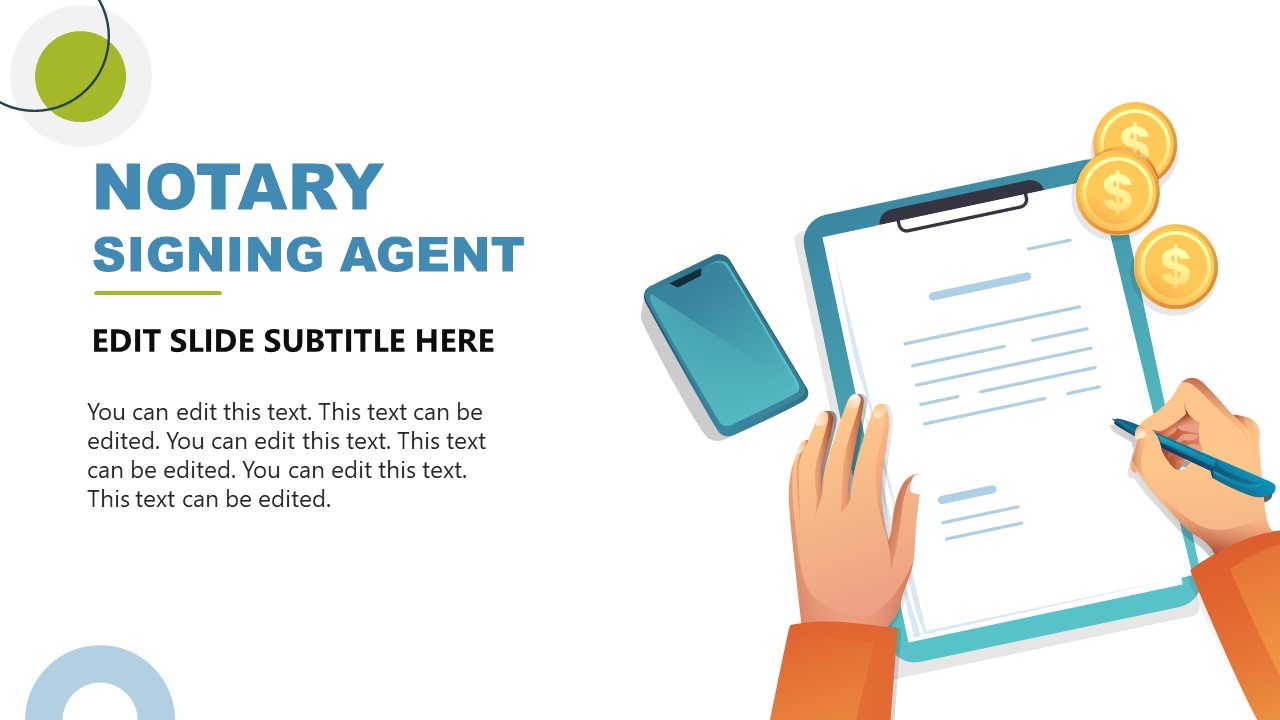 Description Slide for Notary Signing Agent