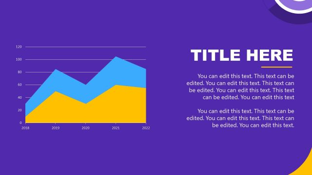 Editable Area Plot Diagram for Garage Sale Presentation