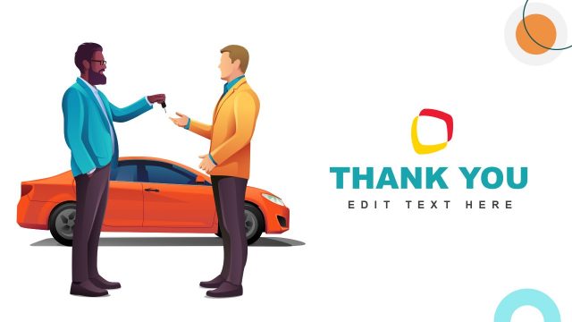 Thank You Slide – Second-Hand Sale Template