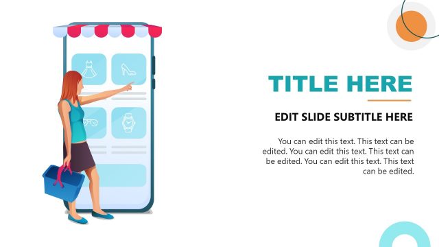 Mobile Mockup Slide – Second-Hand Sale PPT Template