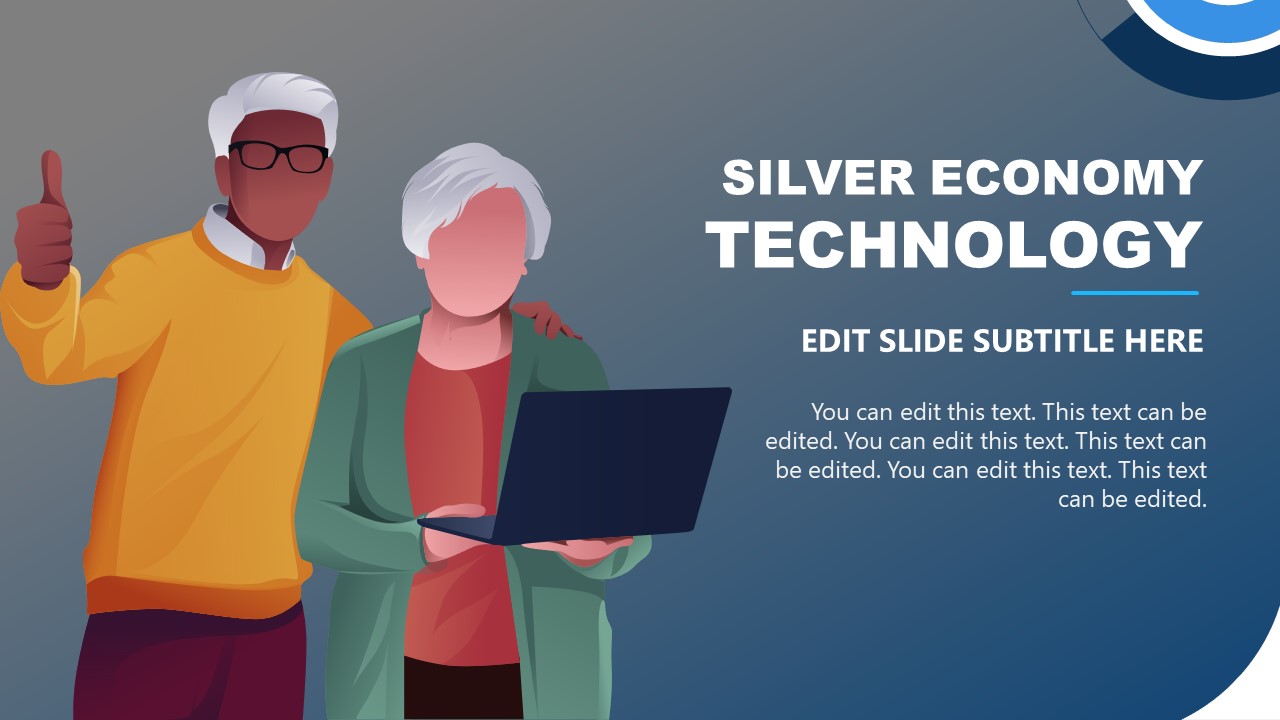 ElderTech Industry and Silven Economy Slide Template