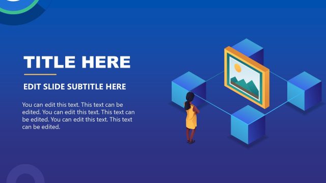 3D Picture Display Diagram – NFT Template
