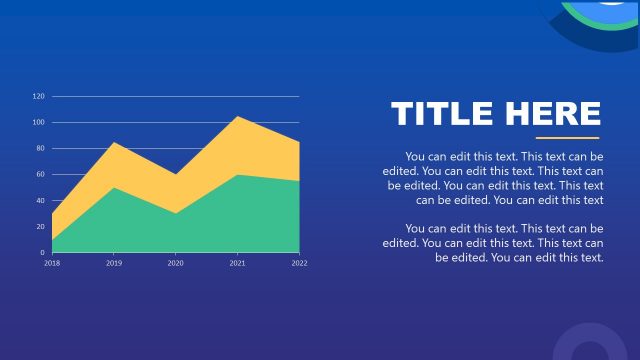 Area Plot Slide – NFT Presentation Template