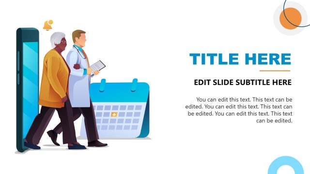 Silver Economy Human Illustration Slide