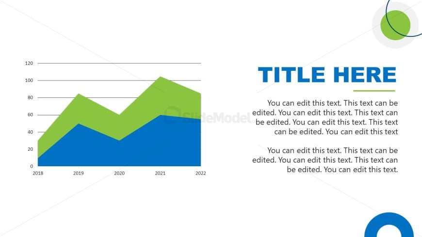 Green and Low Carbon PowerPoint Chart Slide