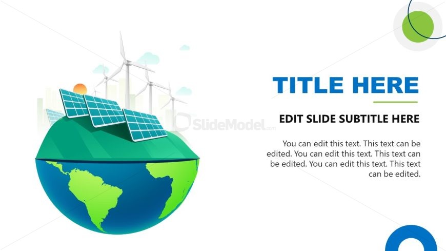 Green and Low Carbon Template PPT Slide
