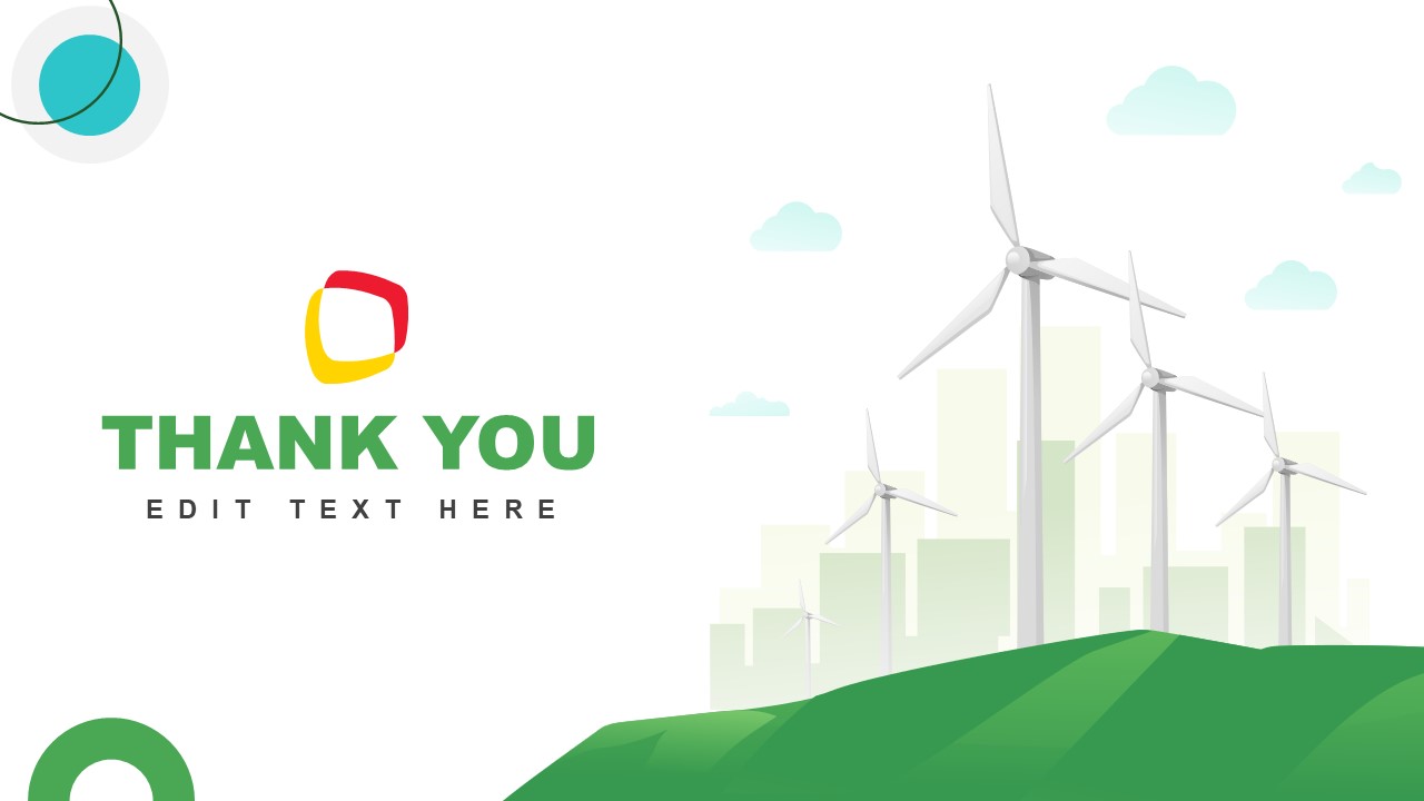 Thank You Slide For Renewable Energy PPT Template - SlideModel