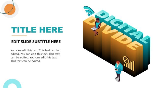 Digital Divide Presentation Slide Design