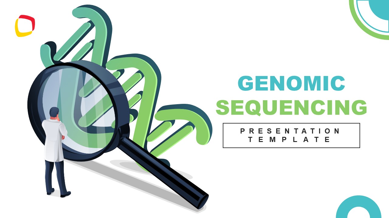 Genomic Sequencing Template Cover Slide