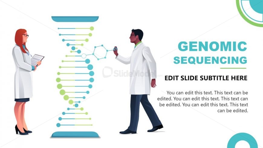 Genomic Sequencing Template Slide for Presentation