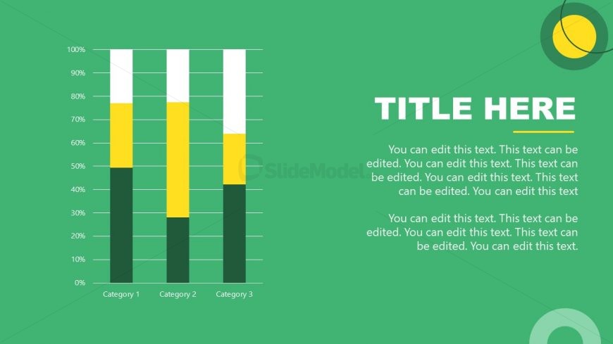 PPT Bar Charts for Digital Banking Template