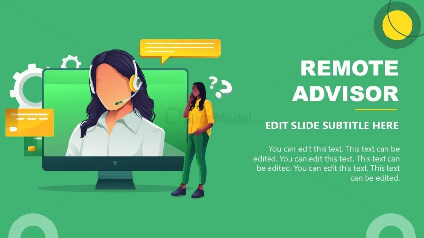 Human Illustration Slide for Remote Advisor