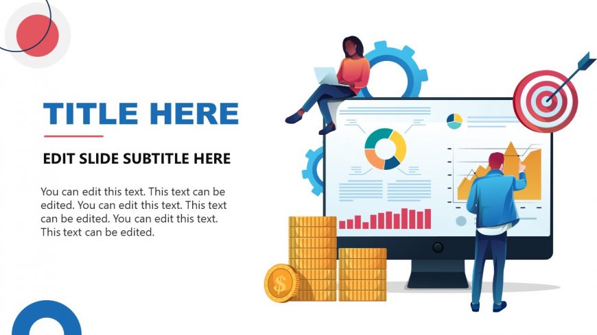 Competitive Analytics Presentation Slide with Graphs