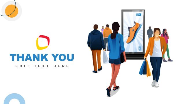 Thank You Slide for Digital Out of Home Advertising Template