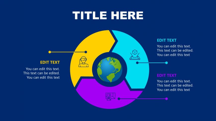 Pie Chart with Infographic Icons