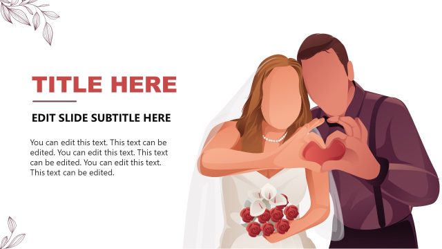 Couple Slide for Wedding PowerPoint Template