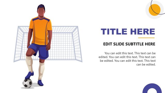 Soccer Game Goal Side Penalty Area