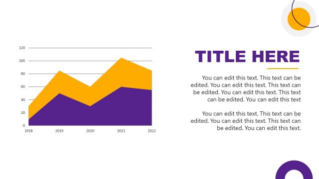 Editable Area Plot for Basketball PPT Template