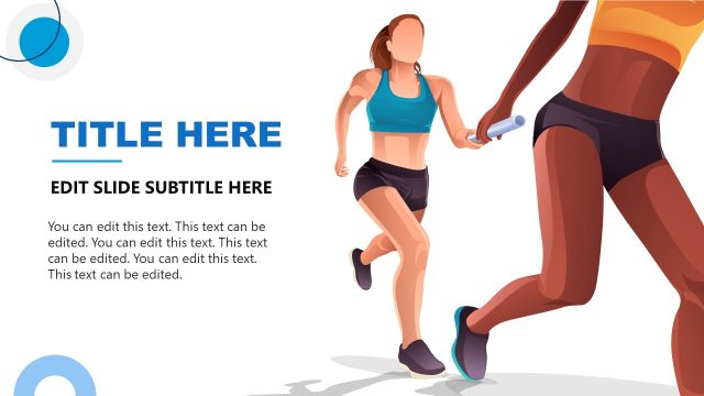 Relay Race Scene for PowerPoint