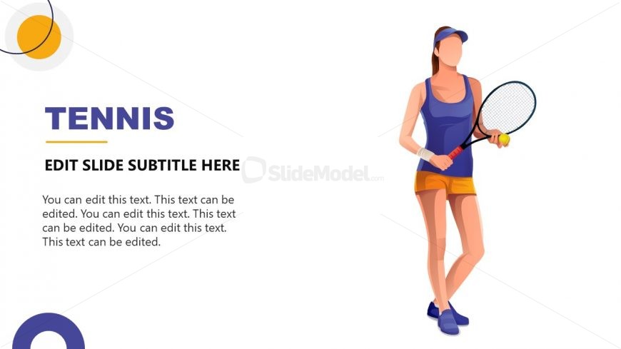 Tennis PowerPoint Slide Template