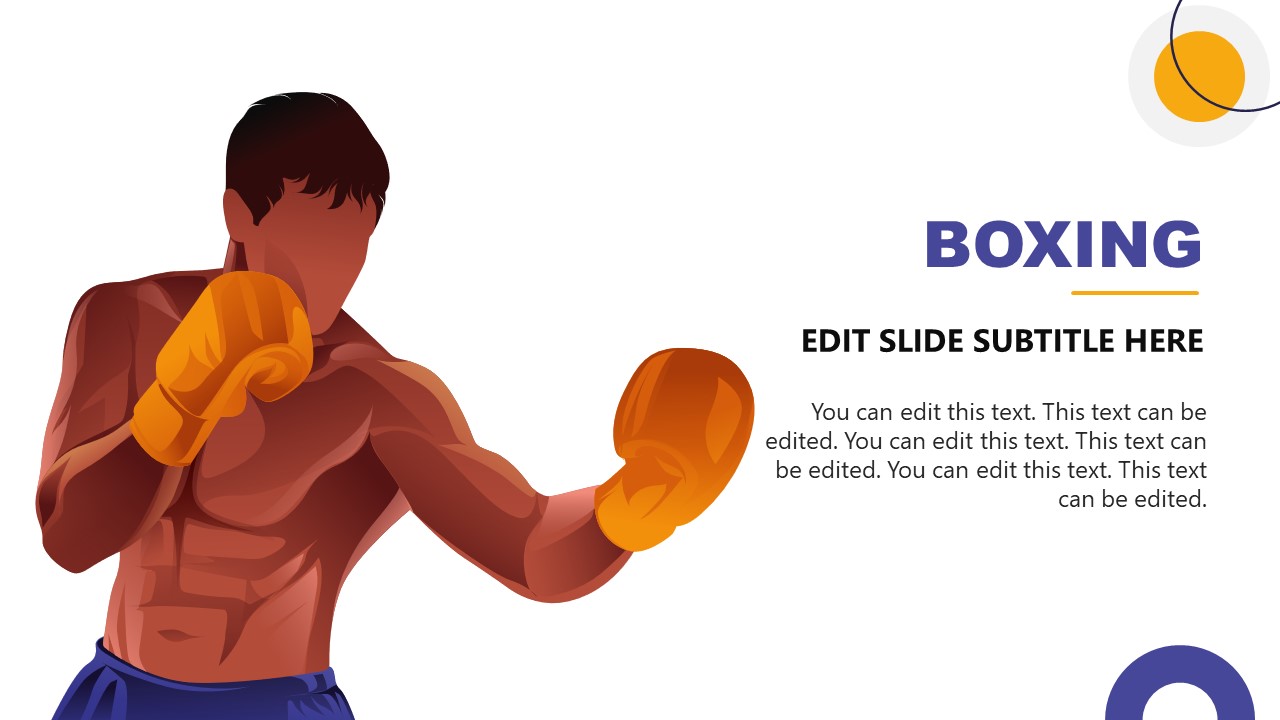 Boxing Slide with Human Illustration - SlideModel