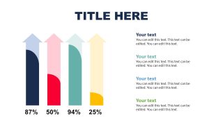 Arrow Diagram for Stats Presentation - Superhero Template