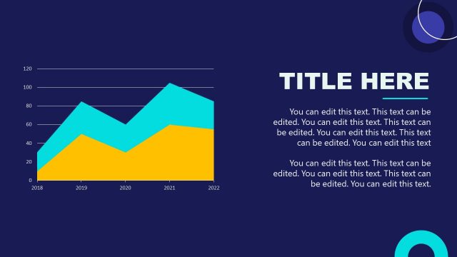 Area Plot for Programming PPT Template