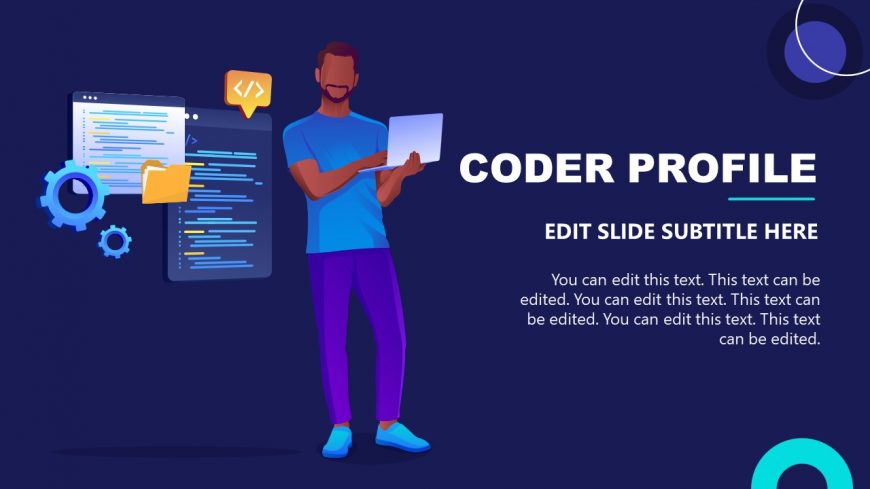 Human Illustration Slide for Coder Illustration