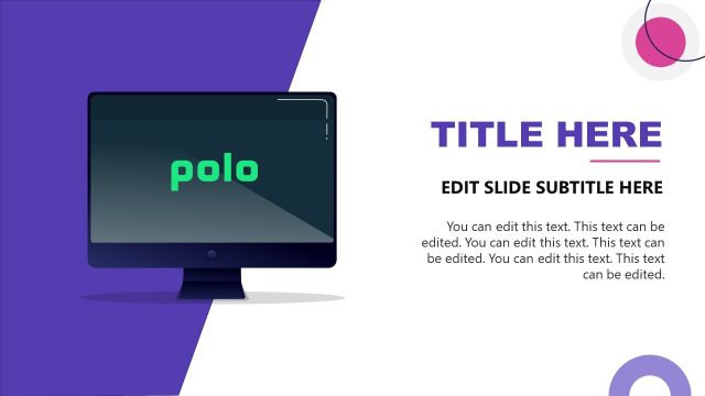 Screen Illustration Slide for Streaming Service Provider