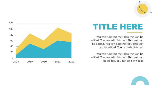 Data-Driven Area Plot Slide for Open Finance Presentation