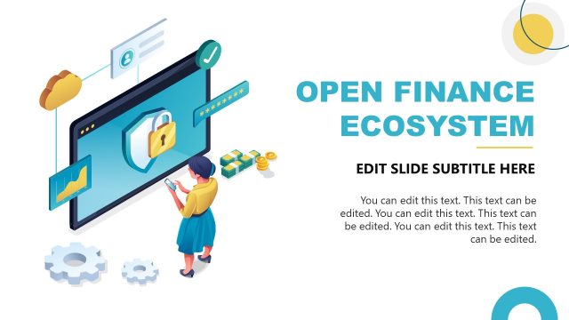 Open Finance Ecosystem Slide with Creative Illustration