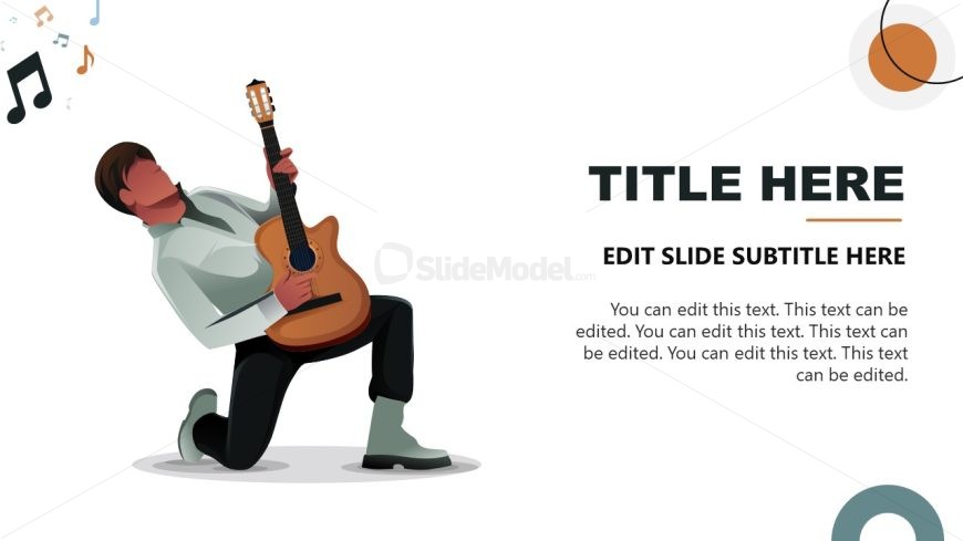 Customizable Orchestra Scenes Template Slide