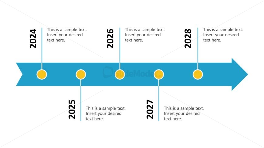 Editable Horizontal PowerPoint Template Slide