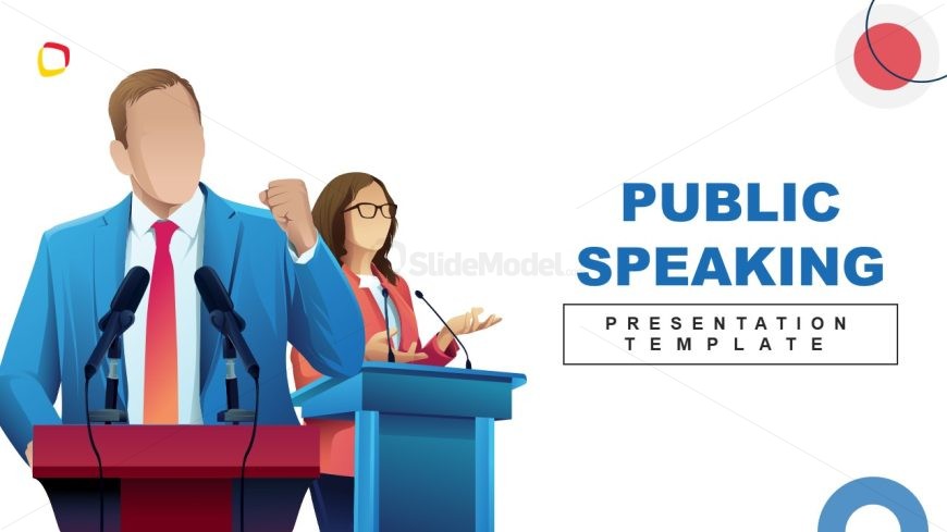 Public Speaking Slide Template with Creatives