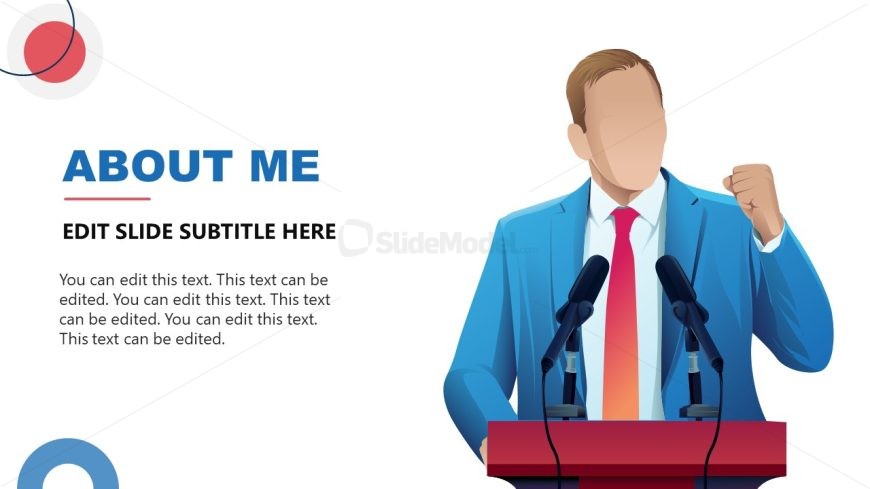 About Me Slide - Public Speaking Template for PowerPoint