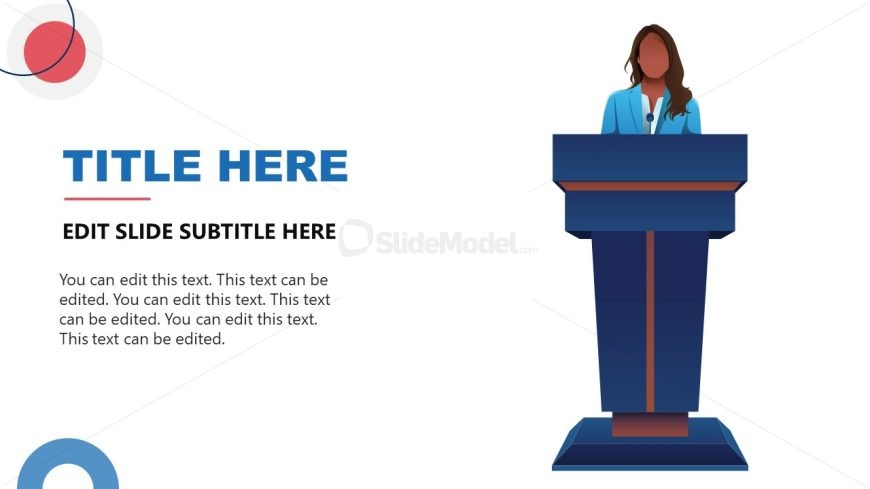 Public Speaking Template for PPT Presentation