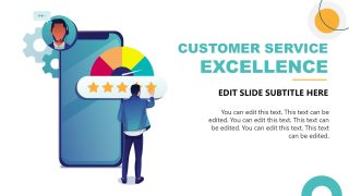 Editable Customer Service Excellence Slide Template