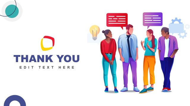 Thank You Slide – Group Discussion Template