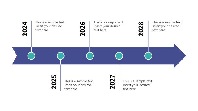 Timeline Chart Arrow Diagram