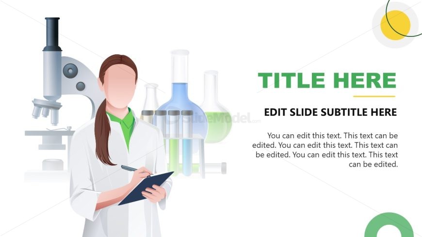 PPT Slide Template for Science Lab Presentation