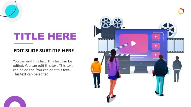 Editable Film Production Slide for Presentation