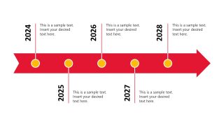 Editable Timeline Slide - TV Production Presentation