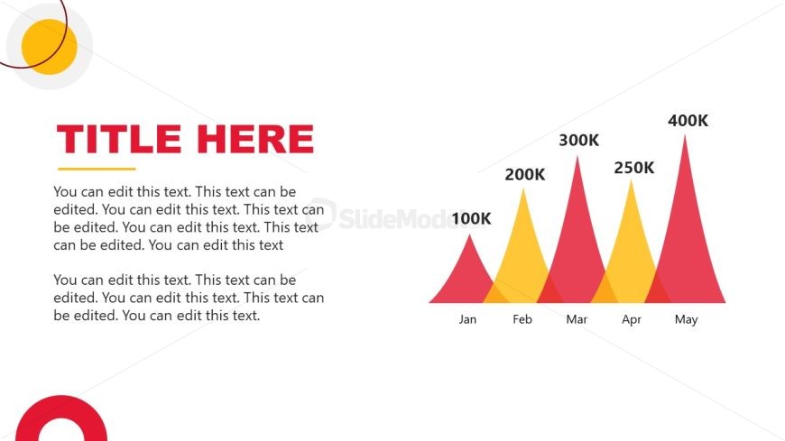 TV Production Presentation Slide with Chart