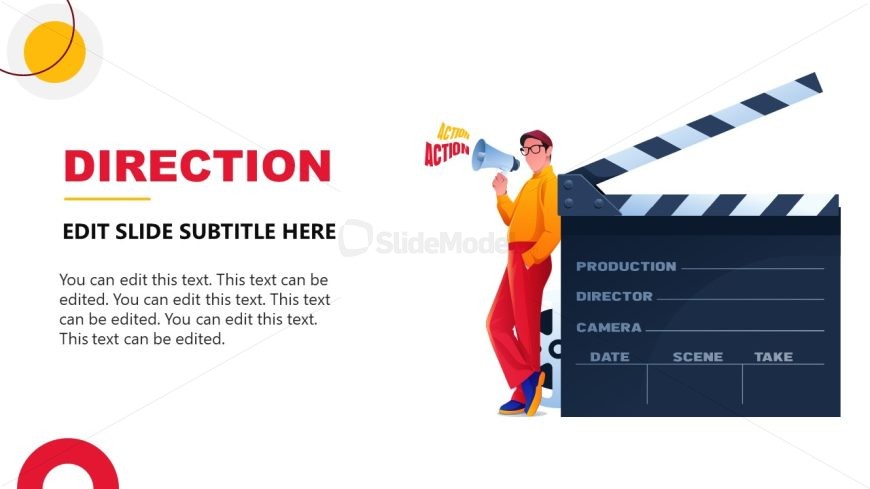 Editable TV Production PowerPoint Temalte
