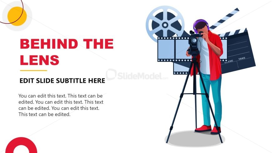 PPT Template for TV Production Presentation