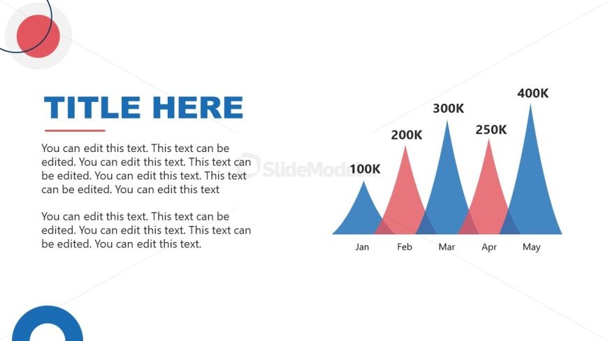 PPT Editable Chart Slide for Market Analysis Presentation